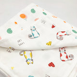 3-Layer Reversible Muslin Baby Blanket for Newborns