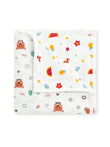 Reversible 3-Layer Muslin Baby Blanket - zizuka