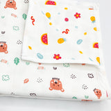 Reversible 3-Layer Muslin Baby Blanket