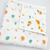 3-Layer Reversible Muslin Baby Blanket for Newborns