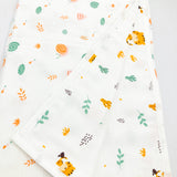 3-Layer Reversible Muslin Baby Blanket for Newborns