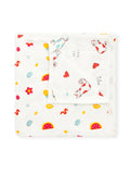 Ultra-Soft, 3Layer Muslin Reversible Baby Blanket for Babies