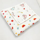 Ultra-Soft, 3Layer Muslin Reversible Baby Blanket for Babies