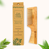 benefits of neem comb over plastic comb