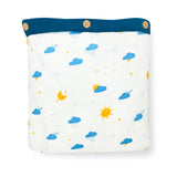 Muslin Carry Nest for Baby -Traveling bed Soft Cotton Clouds