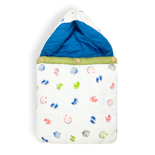 Muslin Carry Nest for Baby -Traveling Bed Soft Cotton -Newborn