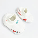 Double Layer Newborn Muslin Baby Cap Mitten Booties Set- Cat