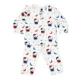 Baby Night Suit Jabla & Pants / Pyjama Set -100% Organic Muslin Cotton Kitty