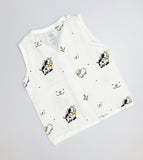 Sleeveless Jabla Co Ord Set / Jabla Shorts - 100% Muslin Cotton -Farmland