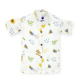 Half Sleeve Shirt For Toddler -100% Organic Muslin Cotton HoneyBee