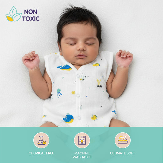 Buy 4 Get 2 FREE Muslin Nappy, 100% Cotton -Extra soft Langots
