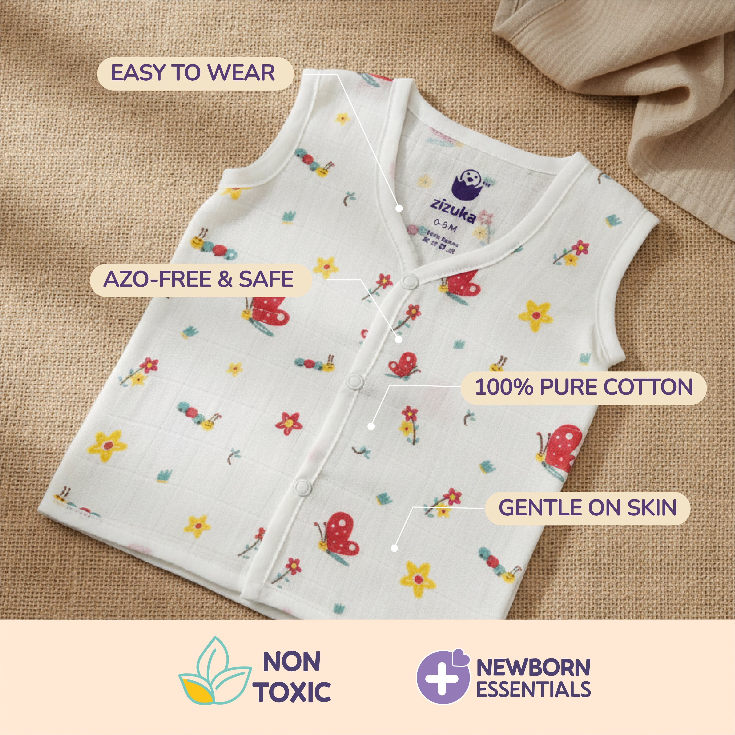 Buy 6 Get 6 Free - 100% Cotton Muslin  Jabla / Jhabla -Special Offer