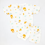 Muslin Jabla Co Ord Set, Jabla Shorts - 100% Cotton -Tiger