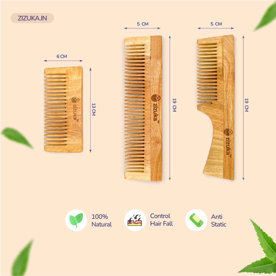 neem comb size chart