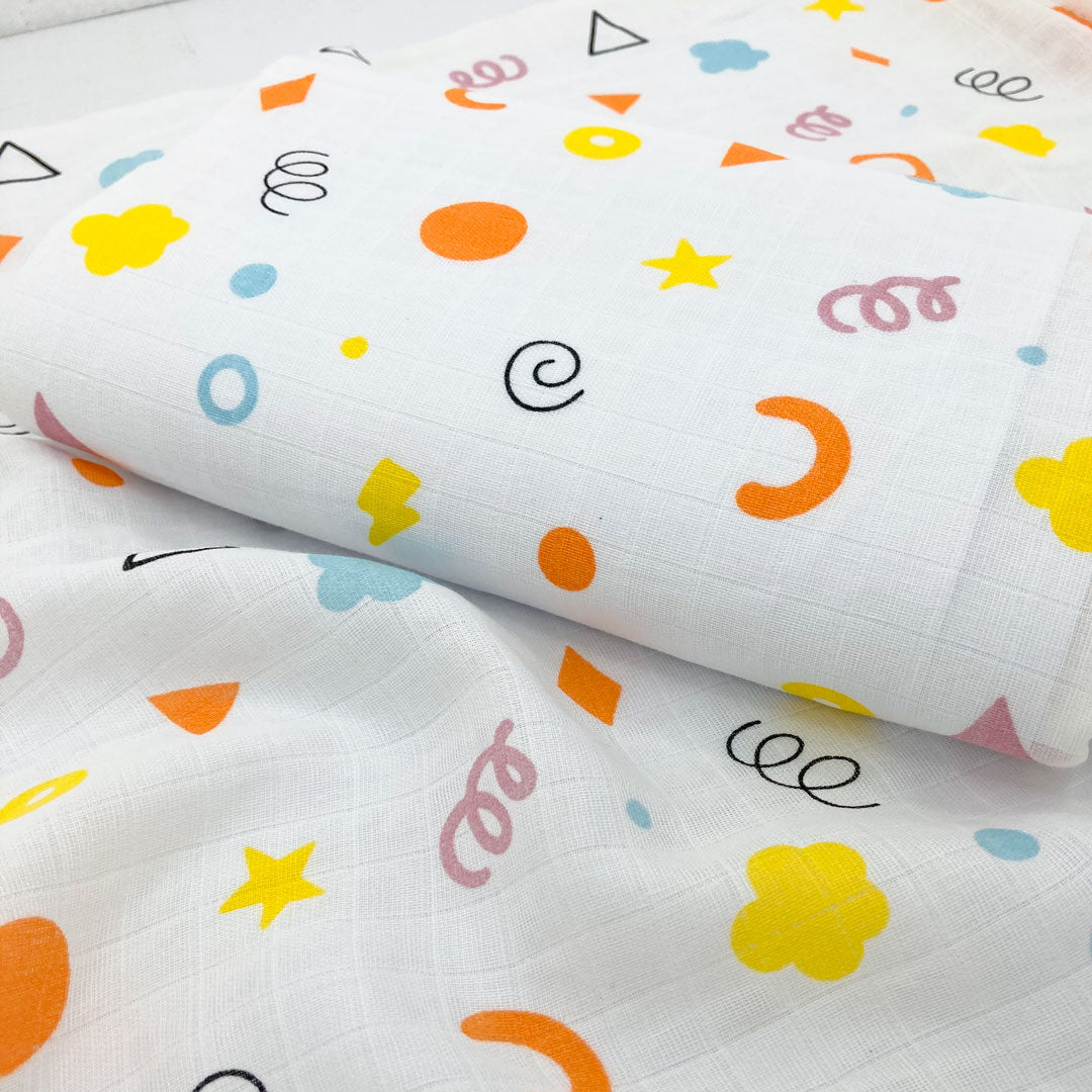 Budget Combo- Organic Muslin Swaddle- Baby Towel (Pack of 4)