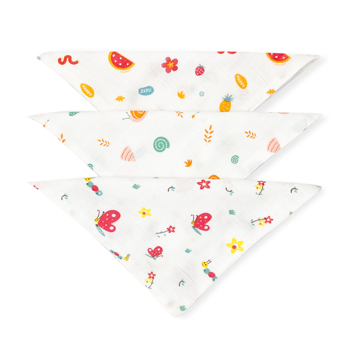 Muslin Baby Wipes / Newborn Napkin -100% Organic Cotton (Pack of 3)