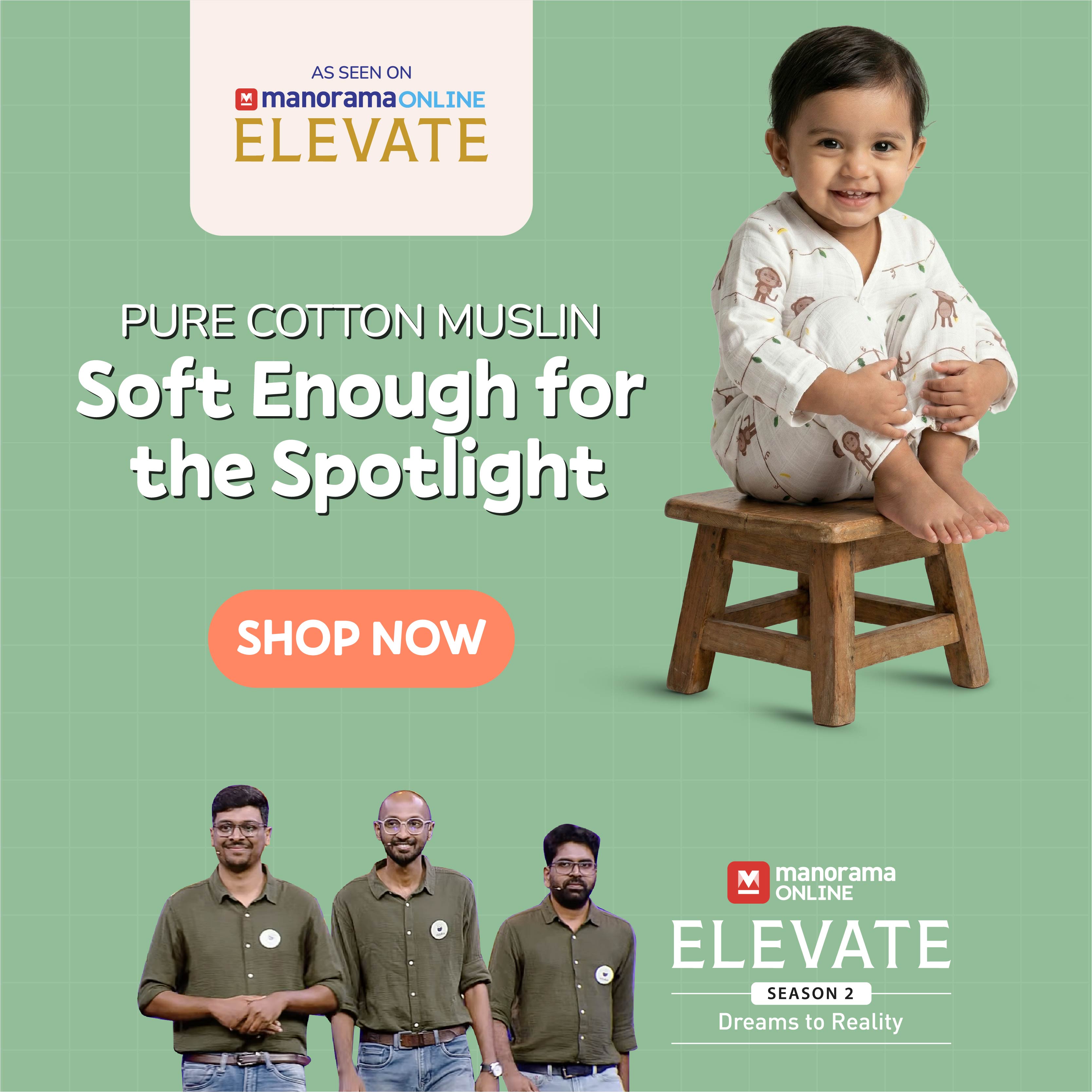 Zizuka -100% Natural Cotton Muslin Baby Clothes | Sustainable