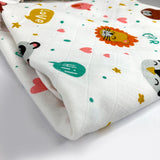 Muslin Hooded Towel for Baby- 100% Cotton - Animal