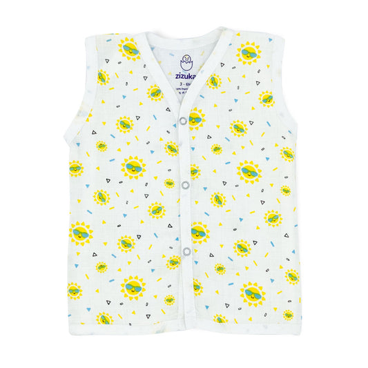 Organic Cotton Muslin Jabla - Little Sunshine