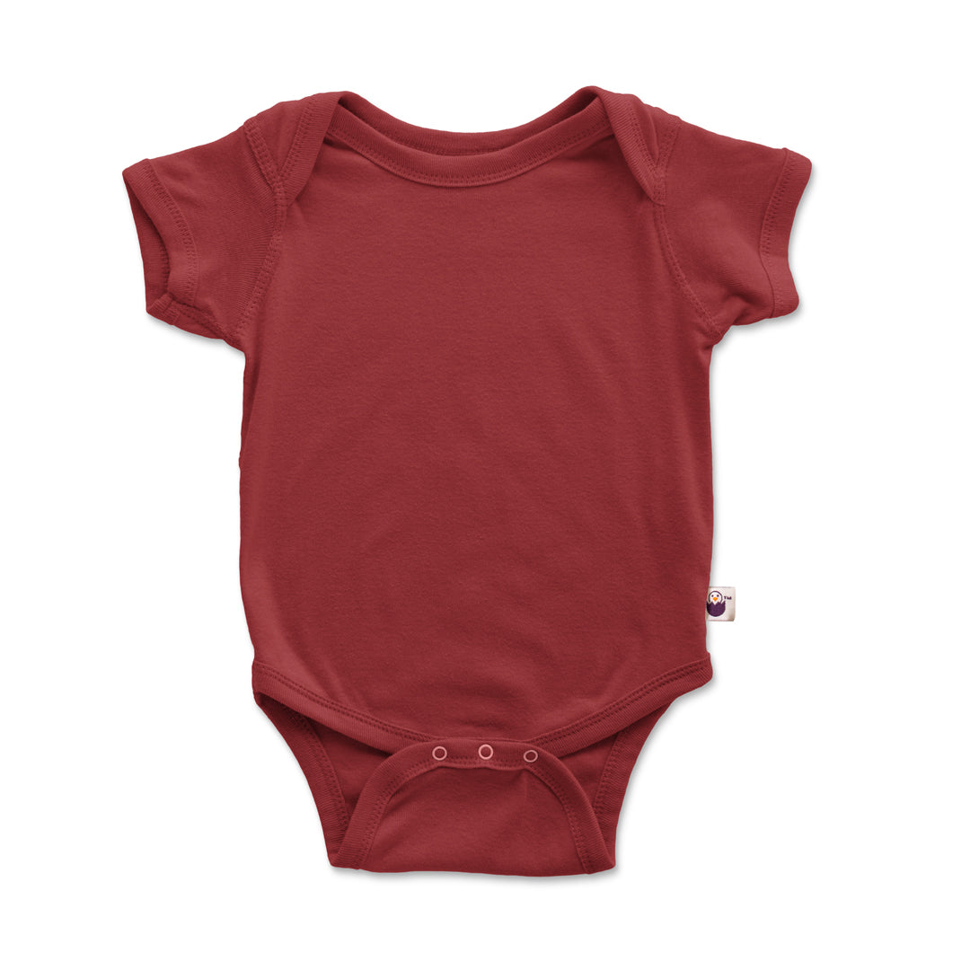 Baby Onesie Maroon -100% Premium Cotton Bodysuit