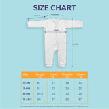 Full Sleeve Cotton Sleep Suit Blue Romper - Winter Collection