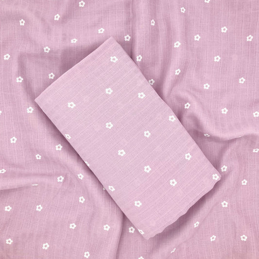 Organic Cotton Muslin Swaddle/Blanket -Solid Lavender Towel