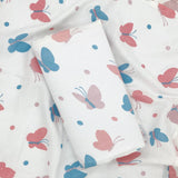 Organic Cotton Muslin Swaddle -Towel -Butterfly