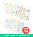 Buy 6 Get 3 FREE Muslin Nappy -100%  Cotton - 4 Layered Extra soft Langots